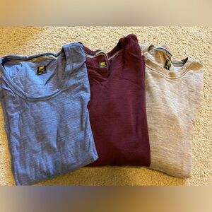 Meriwool bundle! Long short sleeve merino wool tees size medium